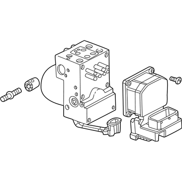 GM 19122137 Brake Pressure Modulator Valve Assembly (W/ Electronic Brake Control Module)