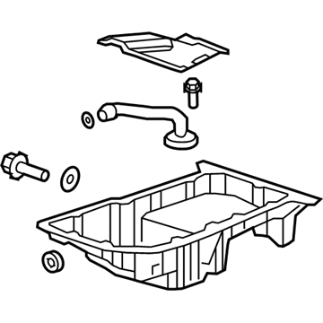 Buick 12601240 Oil Pan