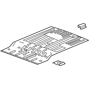 Cadillac 84782947 Rear Floor Pan