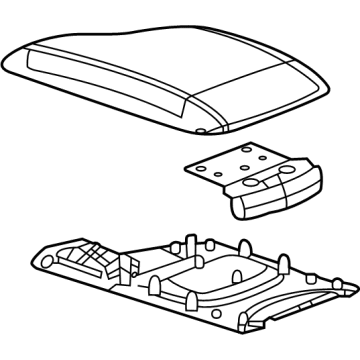 Cadillac 84423761 Armrest