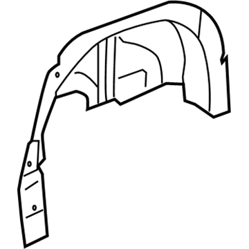 Pontiac 15139331 Inner Wheelhouse