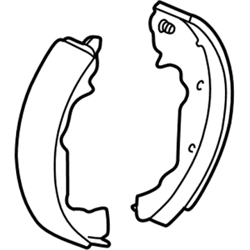 Chevy 21990465 Brake Shoes