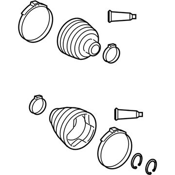 GM 19204681 Boot Kit,Front Wheel Drive Shaft Tri, Pot & Cv Joint