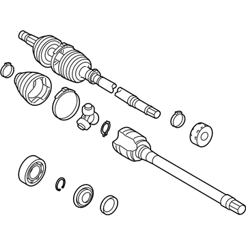 Pontiac Vibe Axle Shaft - 19183761