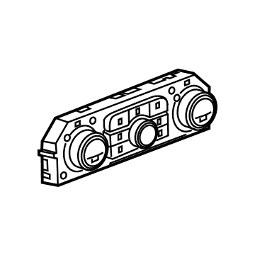 GM 84692243 Heater & Air Conditioner Control Assembly User Interface