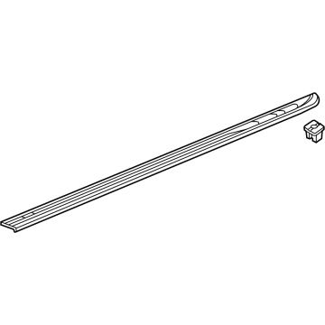 GM 84167962 Molding, Pubx Si Upr *Black