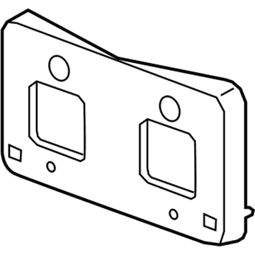 Chevy 23317838 License Bracket