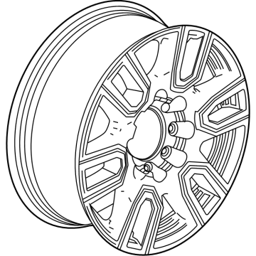 GM 84742710 Wheel, Front & Rr