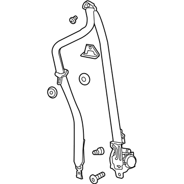 Chevy 19353922 Belt & Retractor