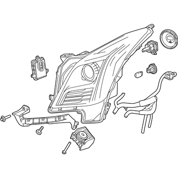 GM 87864317 HEADLAMP ASM,FRT