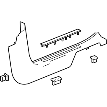 GMC 84444999 Front Sill Plate