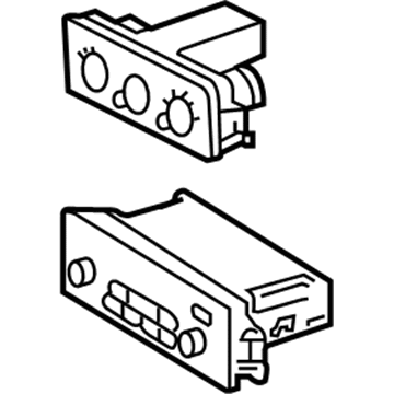 GM 10308120 Heater & Air Conditioner Control Assembly