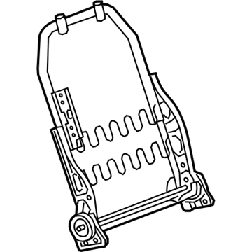 GM 95433646 Frame Assembly, Front Seat Back