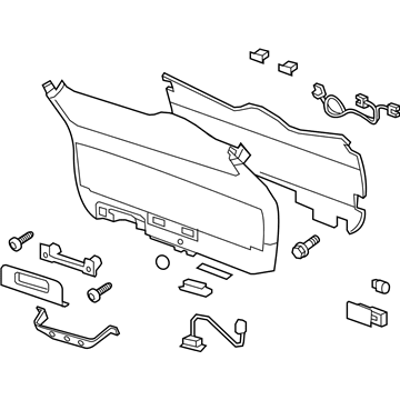 GM 20839849 Panel Assembly, Lift Gate Lower Trim Finish *Light Cashmere