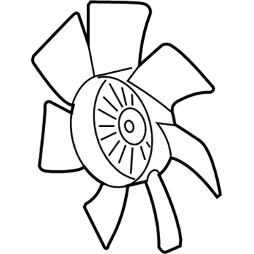 Cadillac 89022529 Fan Blade