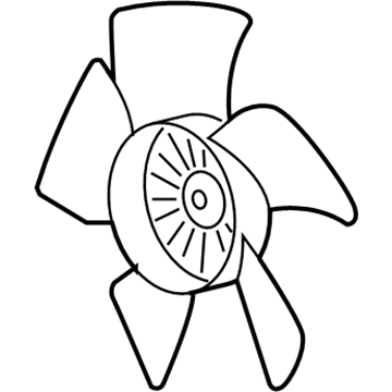 Cadillac 89022528 Fan Blade