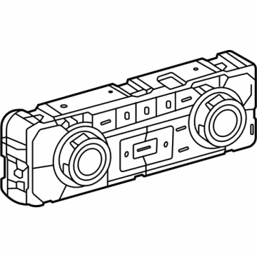 Chevy 86544525 CONTROL,HEATER & A/C USER INTERFACE(LABELED 85099023, 85099015, 85052414, 85052406, 86544525, 85632482, 85632458, 86823769)