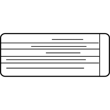 Cadillac 94568902 Caution Label