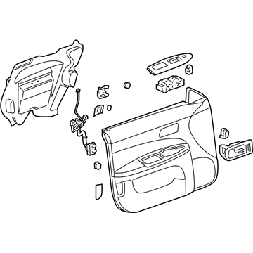 Buick 15897281 Door Trim Panel