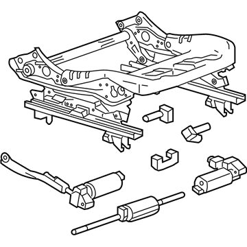 Cadillac 13518920 Cushion Frame