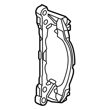 GMC 86779266 Caliper Support