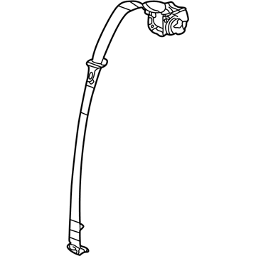 Saturn 15943426 Retractor Assembly