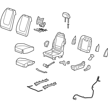 Chevy 25875603 Seat Assembly