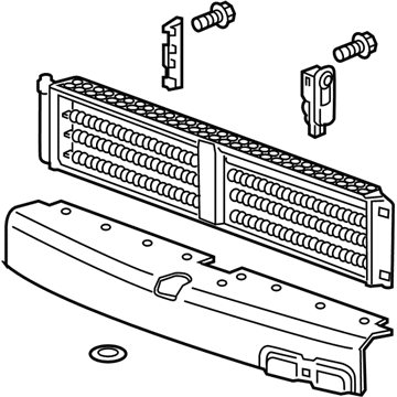 Cadillac 23278687 Shutter Assembly