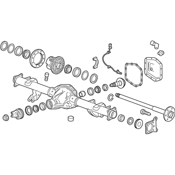 GMC 84899947 Axle