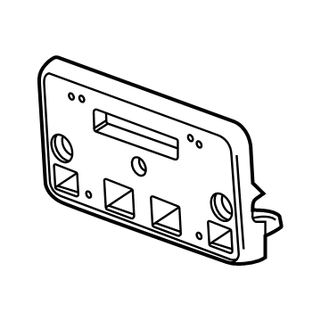 Chevy 84186106 License Bracket