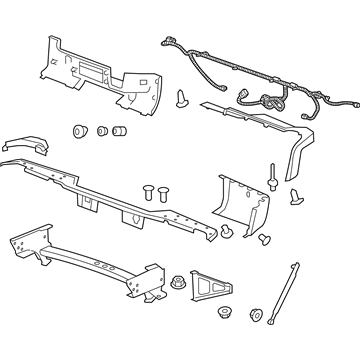 GMC 19259332 Bumper Assembly