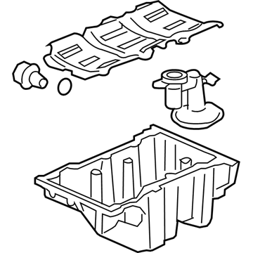 Cadillac 12648929 Oil Pan