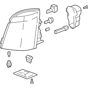 Cadillac 19371074 Headlamp Assembly