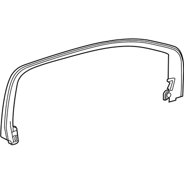 GM 22785436 Molding Assembly, Front Side Door Window Garnish