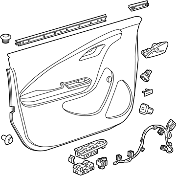 Chevy 23158757 Door Trim Panel