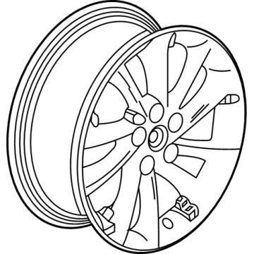 Buick 42481744 Wheel, Alloy