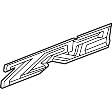 GM 84865797 PLATE ASM-E/GATE VEH NA *EXTERIOR BRIM