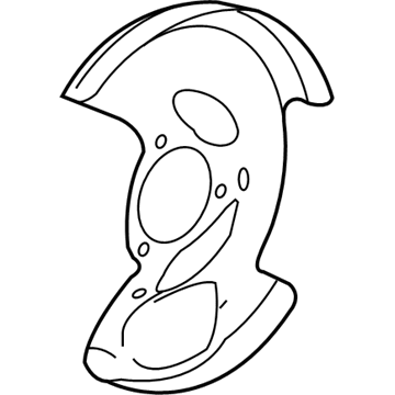 GM 20945766 Shield, Front Brake