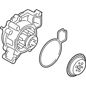 2008 Saturn Outlook Water Pump - 12709178