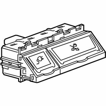 GM 86827795 SWITCH ASM-I/P CTR ACSRY FUNCTION *JET BLACK