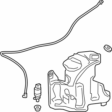 Buick 26698449 Washer Reservoir