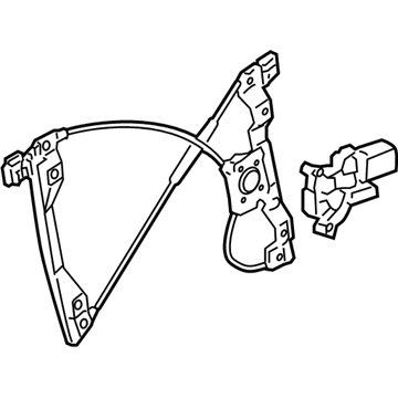 GM 19369866 REGULATOR ASM,FRT S/D WDO