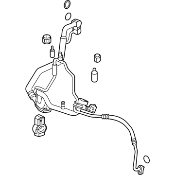 Chevy 60008595 HOSE,A/C EVAPORATOR(INCLUDES 16,20-23,25-28)