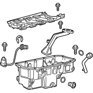 2014 Chevy Cruze Oil Pan - 55582917