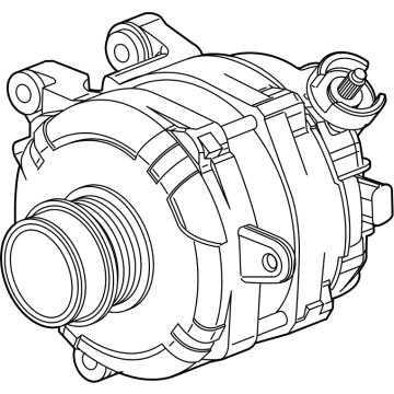 Buick 26398558 GENERATOR,(SEE GROUP 02 "GENERATOR MOUNTING" FOR DETAILED ILLUSTRATED VIEW)