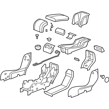 Cadillac 15918448 Seat Assembly