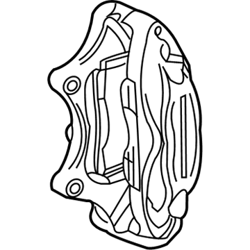 GM 20944529 Caliper Assembly, Front Brake (W/O Brake Pads & Bracket