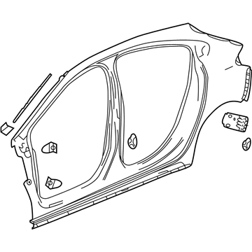 GM 39087568 Panel, Body Side Outer