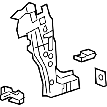 GM 84176072 Reinforcement Assembly, Body Hinge Pillar Outer Panel