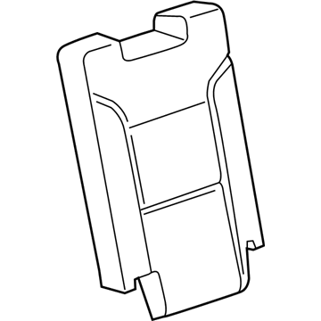 GM 84531488 Cover Assembly, 3Rd Row St Bk *Shale